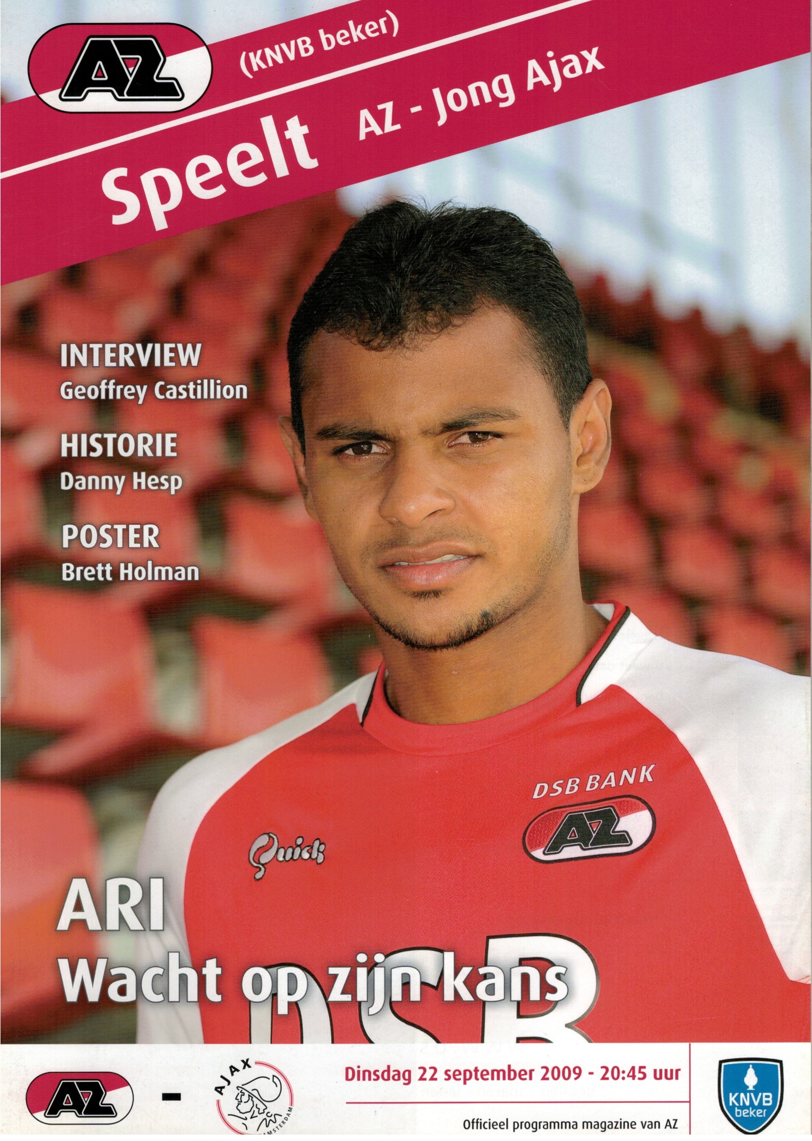 AZ Programma 22-sep-2009 jong ajax beker